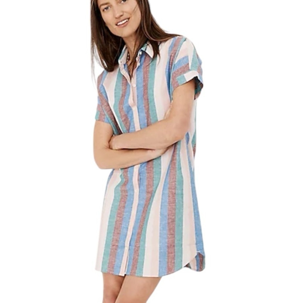 Madewell Central Shirtdress Flagstaff Stripe